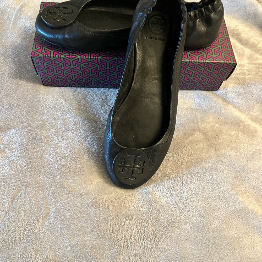 Tory Burch Black Minimalist Flats